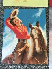 MaxSold Auction: Vintage 1950's Original Pin Up Litho Prints And Cards - Saanich (British Columbia, Canada) SELLER MANAGED Reseller Online Auction - Old West Saanich Road
