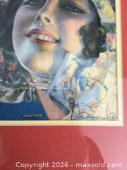 MaxSold Auction: Vintage Framed Litho Pin Up Print - Saanich (British Columbia, Canada) SELLER MANAGED Reseller Online Auction - Old West Saanich Road