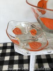 MaxSold Auction: Vintage Glass Serving Set  - Saanich (British Columbia, Canada) SELLER MANAGED Reseller Online Auction - Old West Saanich Road