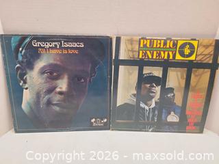 MaxSold Auction: 6x 12" Vinyl Records by Gregory Isaacs, Public Enemy & More - Toronto (Ontario, Canada) PARTNER MANAGED Reseller Online Auction - Queen Street West