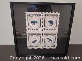 MaxSold Auction: Framed Signed Canadian Wildlife Stamp Cut-Paper Art (Medium) 1/1 - Toronto (Ontario, Canada) PARTNER MANAGED Reseller Online Auction - Queen Street West