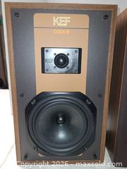 MaxSold Auction: KEF Coda III (SP3016) Bookshelf Speakers, Pair - Toronto (Ontario, Canada) PARTNER MANAGED Reseller Online Auction - Queen Street West