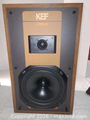 MaxSold Auction: KEF Coda III (SP3016) Bookshelf Speakers, Pair - Toronto (Ontario, Canada) PARTNER MANAGED Reseller Online Auction - Queen Street West
