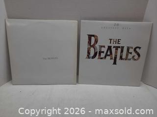 MaxSold Auction: The Beatles 12" LP Greatest Hits Compilation / Studio Album and the White Album - Toronto (Ontario, Canada) PARTNER MANAGED Reseller Online Auction - Queen Street West