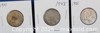 MaxSold Auction: 1941, 1948, 1951 Silver Canadian Quarters - Langford (British Columbia, Canada) PARTNER MANAGED Downsizing Online Auction - Glen Lake Road