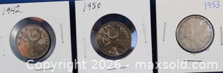 MaxSold Auction: 1942, 1950, 1953 Silver Canadian Quarter - Langford (British Columbia, Canada) PARTNER MANAGED Downsizing Online Auction - Glen Lake Road