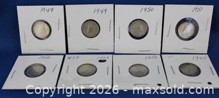 MaxSold Auction: 1947, 1949, 1950, 1951, 1952, 1953, 1954, 1955 Silver Canada Dimes - Langford (British Columbia, Canada) PARTNER MANAGED Downsizing Online Auction - Glen Lake Road
