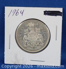 MaxSold Auction: 1964 Silver Canada .50 Cent - Langford (British Columbia, Canada) PARTNER MANAGED Downsizing Online Auction - Glen Lake Road