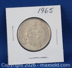 MaxSold Auction: 1965 Silver Canada .50 Cent - Langford (British Columbia, Canada) PARTNER MANAGED Downsizing Online Auction - Glen Lake Road