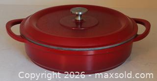 MaxSold Auction: Nordic Ware Red Cast Iron Dutch oven. - Langford (British Columbia, Canada) PARTNER MANAGED Downsizing Online Auction - Glen Lake Road