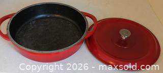 MaxSold Auction: Nordic Ware Red Cast Iron Dutch oven. - Langford (British Columbia, Canada) PARTNER MANAGED Downsizing Online Auction - Glen Lake Road
