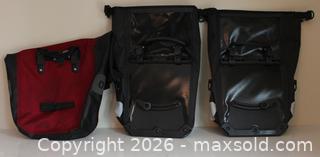 MaxSold Auction: Pair Black Ortlieb Back Roller City Rear Bike Pannier  - Langford (British Columbia, Canada) PARTNER MANAGED Downsizing Online Auction - Glen Lake Road