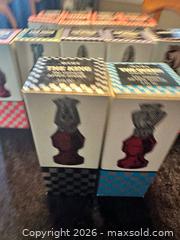 MaxSold Auction: 1972 AVON Chess - Set 16 Pieces - Red/Brown - Webster (New York, USA) PARTNER MANAGED Estate Sale Online Auction - North Avenue