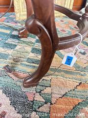 MaxSold Auction: Antique Carved Wood Side Table - Webster (New York, USA) PARTNER MANAGED Estate Sale Online Auction - North Avenue