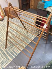 MaxSold Auction: Antique Drying Rack  - Webster (New York, USA) PARTNER MANAGED Estate Sale Online Auction - North Avenue
