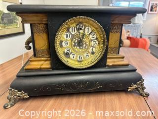 MaxSold Auction: Antique Gilbert "Thor Extra" Mantel Clock - Webster (New York, USA) PARTNER MANAGED Estate Sale Online Auction - North Avenue