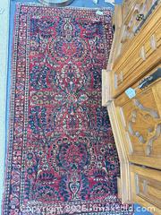 MaxSold Auction: Antique Wool Area Rug 2 x 4' - Webster (New York, USA) PARTNER MANAGED Estate Sale Online Auction - North Avenue