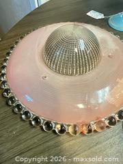 MaxSold Auction: Art Deco Pink Ceiling Light - Webster (New York, USA) PARTNER MANAGED Estate Sale Online Auction - North Avenue