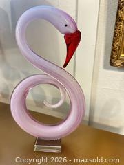 MaxSold Auction: Art Glass Flamingo - Webster (New York, USA) PARTNER MANAGED Estate Sale Online Auction - North Avenue