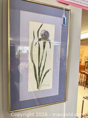 MaxSold Auction: Art:  Iris Watercolor - Webster (New York, USA) PARTNER MANAGED Estate Sale Online Auction - North Avenue