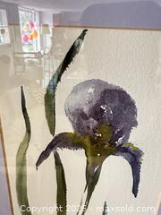 MaxSold Auction: Art:  Iris Watercolor - Webster (New York, USA) PARTNER MANAGED Estate Sale Online Auction - North Avenue
