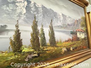 MaxSold Auction: Art:  Original Oil - Morti - Webster (New York, USA) PARTNER MANAGED Estate Sale Online Auction - North Avenue