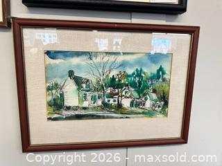 MaxSold Auction: Art:  Original Watercolor - Bowie - Webster (New York, USA) PARTNER MANAGED Estate Sale Online Auction - North Avenue