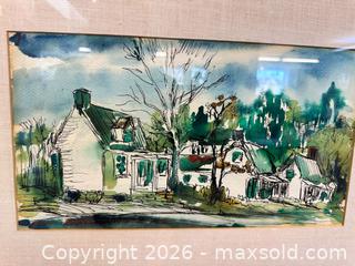 MaxSold Auction: Art:  Original Watercolor - Bowie - Webster (New York, USA) PARTNER MANAGED Estate Sale Online Auction - North Avenue