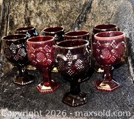 MaxSold Auction: AVON 1876 Cape Cod Cordial Glasses (8) - Webster (New York, USA) PARTNER MANAGED Estate Sale Online Auction - North Avenue