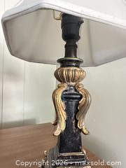 MaxSold Auction: Black Gold Accent Lamp - Webster (New York, USA) PARTNER MANAGED Estate Sale Online Auction - North Avenue