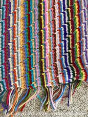 MaxSold Auction: Crocheted Multi-Color Lap Blanket - Webster (New York, USA) PARTNER MANAGED Estate Sale Online Auction - North Avenue