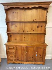 MaxSold Auction: Farmhouse Habersham Plantation Hutch - Webster (New York, USA) PARTNER MANAGED Estate Sale Online Auction - North Avenue