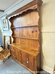 MaxSold Auction: Farmhouse Habersham Plantation Hutch - Webster (New York, USA) PARTNER MANAGED Estate Sale Online Auction - North Avenue