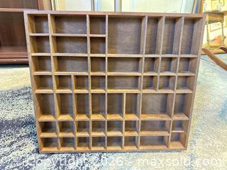 MaxSold Auction: Farmhouse Printer Box - Wood Curio Box - Webster (New York, USA) PARTNER MANAGED Estate Sale Online Auction - North Avenue