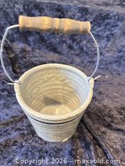 MaxSold Auction: Farmhouse Salt Glazed Pottery Bucket  - Webster (New York, USA) PARTNER MANAGED Estate Sale Online Auction - North Avenue