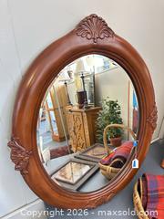 MaxSold Auction: Ornate Oval Framed Wood Mirror - Webster (New York, USA) PARTNER MANAGED Estate Sale Online Auction - North Avenue