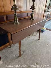 MaxSold Auction: Vintage Formica Top Drop Leaf Table - Versatile - Webster (New York, USA) PARTNER MANAGED Estate Sale Online Auction - North Avenue