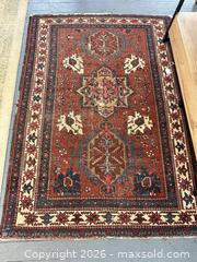 MaxSold Auction: Vintage Sarouk Wool Area Rug  - Webster (New York, USA) PARTNER MANAGED Estate Sale Online Auction - North Avenue