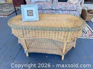 MaxSold Auction: Wicker Coffee Table - Webster (New York, USA) PARTNER MANAGED Estate Sale Online Auction - North Avenue