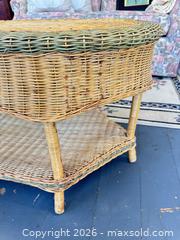 MaxSold Auction: Wicker Coffee Table - Webster (New York, USA) PARTNER MANAGED Estate Sale Online Auction - North Avenue