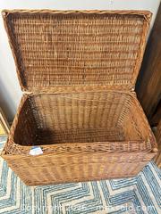 MaxSold Auction: Wicker Trunk - Webster (New York, USA) PARTNER MANAGED Estate Sale Online Auction - North Avenue