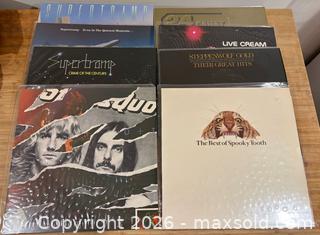 MaxSold Auction: Eight Rock Vinyl Albums  - Oshawa (Ontario, Canada) PARTNER MANAGED Downsizing Online Auction - Somerville Street