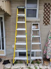 MaxSold Auction: Feather lite ladder and ladder - Oshawa (Ontario, Canada) PARTNER MANAGED Downsizing Online Auction - Somerville Street