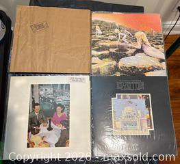 MaxSold Auction: Four Led Zeppelin Vinyl Albums - Houses Of The Holy With Misspelled Label - Oshawa (Ontario, Canada) PARTNER MANAGED Downsizing Online Auction - Somerville Street