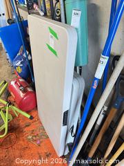 MaxSold Auction: Two Folding Work Tables  - Oshawa (Ontario, Canada) PARTNER MANAGED Downsizing Online Auction - Somerville Street