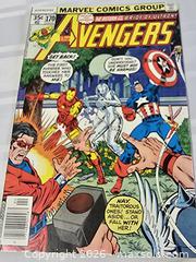 MaxSold Auction: 1978 Marvel Comics Avengers 170  - Kingston (Ontario, Canada) SELLER MANAGED Downsizing Online Auction - Woodbine Road
