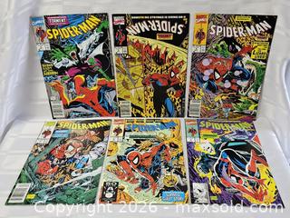MaxSold Auction: 1990 Marvel Comics Spider-Man 2-7 McFarlane Art  - Kingston (Ontario, Canada) SELLER MANAGED Downsizing Online Auction - Woodbine Road