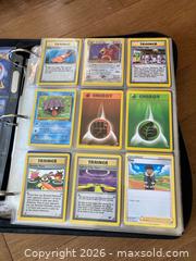 MaxSold Auction: Full Pokemon binder of vintage and modern cards - Oshawa (Ontario, Canada) SELLER MANAGED Downsizing Online Auction - Deer Valley Drive