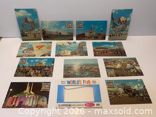 MaxSold Auction: 1964-1965 New York World's Fair Postcards, Dexter (12) - New Westminster (British Columbia, Canada) SELLER MANAGED Reseller Online Auction - Canfor Avenue