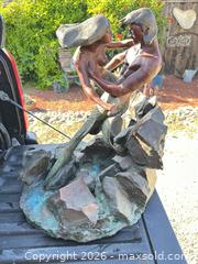 MaxSold Auction: Bronze Mermaid Sculpture with Green Verdigris Patina - Morgan Hill (California, USA) PARTNER MANAGED Estate Sale Online Auction - Dougherty